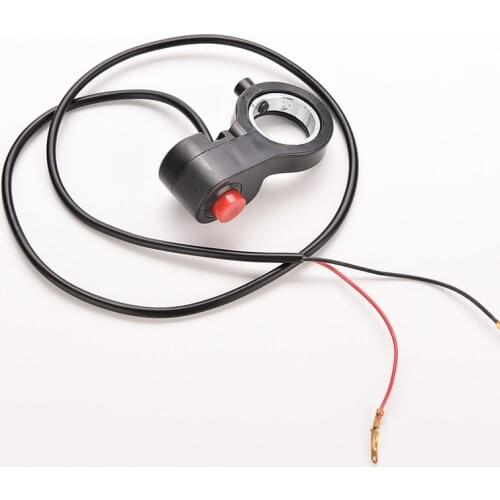 0.7m Cable 7/8'' Universal Motorcycle Handlebar Switch ATV Horn Starter Kill Button Switch E-Bike Motor Single Switch 1PC