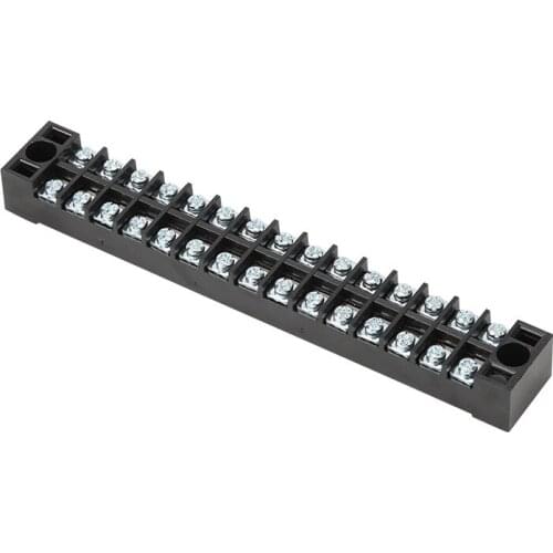 1pcs TB-2515 fixed terminal 25A 15P copper flame retardant terminal row high temperature resistant