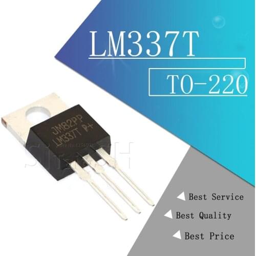 10pcs/lot LM337T LM337 TO-220 Negative Adjustable Regulator IC NEW