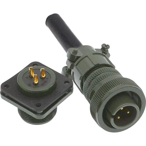 Military standard cable connectors MIL-STD 5015 Servo connector plug socket Gold-plated contact 14S-9 14S-7 14S-6 14S-5 14S-2