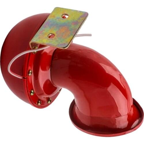 200DB 12V Loud Sound Electric Bull Air Horn Fit Motorcycle Car Truck Taxi