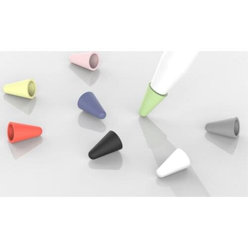 8 Pcs Touchscreen Pen Nib Case for Apple Pencil 2nd Generation Silicone Pencil Tip Cover for Pencil 1St Pen Cap Protector