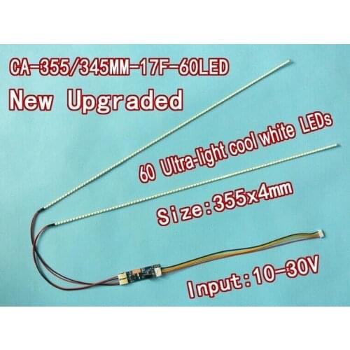 Free ship via DHL/EMS 50pcs 23.6" 530mm 50pcs 540mm 24" Adjustable brightness backlight strip kitUpdate inch LCD ccfl panel
