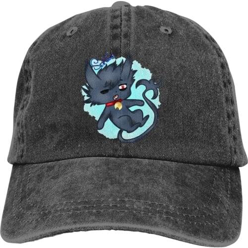 Sleepy Ash Kuro Kitty Baseball Cap Men SERVAMP Sleepy Ash Anime Shirota Mahiru Caps colors Women Summer Snapback Caps