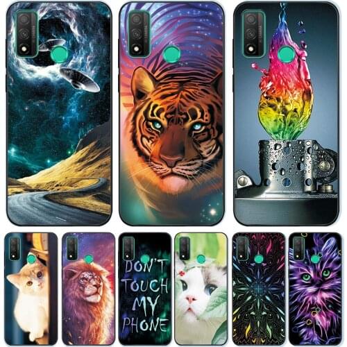 For Huawei P Smart 2020 Case Soft Shockproof Case For Huawei P Smart 2020 6.21" Silicone TPU Cover on P Smart 2020 Phone Fundas