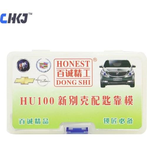 CHKJ 100% Genuine Honest Locksmith Tools Car Key Moulds HU100 For New Buick/Cruze/Cadillac/Malibu Car Key Duplicating