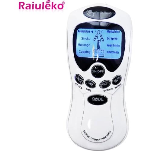 8 Mode EMS Electric Herald Tens Massager Acupuncture Body Massage Muscle Stimulator Digital Therapy Electrostimulator HealthCare