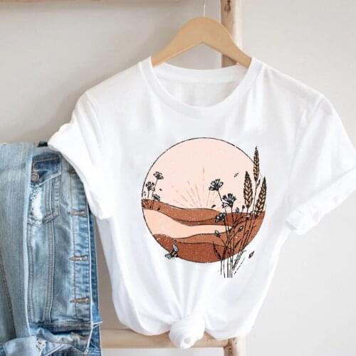 Women Casual 90s Cartoon Bee Cute Spring Summer Ladies Girl Fashion Clothes Print Tshirt Female Tee Top Graphic T-shirt