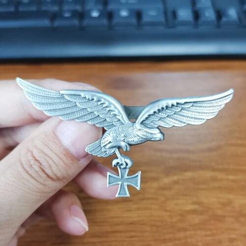 Ww2 german eagle Hat Enamel Pin veterans association Brooch military jewelry