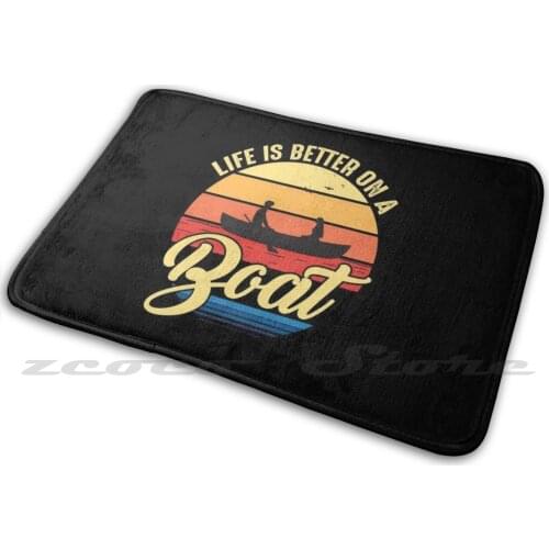 Boating Boat Ship Motorboat Gift Soft Non-Slip Mat Rug Carpet Cushion Boating Boating Boat Captain Boat Lover Boat Sailing