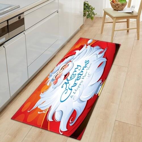 Doormat Entrance Kitchen Mat Christmas Decorations For Home Long Rug In The Hallway 3D Pattern Bathroom Floor Living Room Carpet