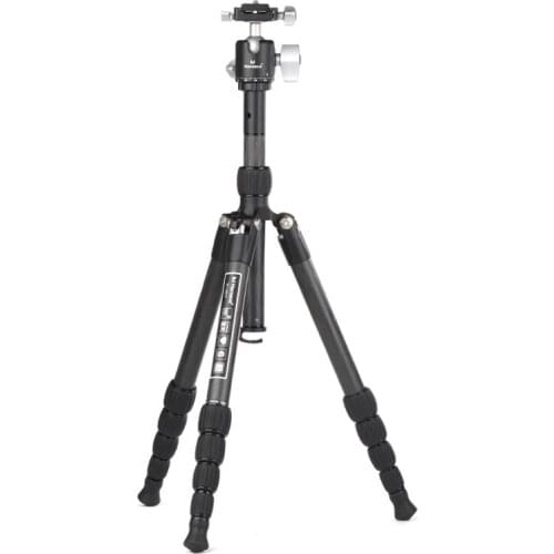 Marsace ET-1551T Camera Tripod Monopod Professional Photographic Portable Reverse foldable aluminum alloy tripod for Camera