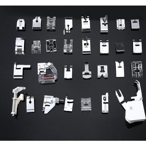 30/32/42/45/48/52/62/72pcs Multifunctional Sewing Machine Presser Foot Accessories Free Shipping