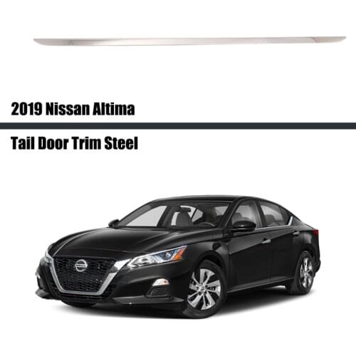 For Nissan Altima 2019 2020 Tailgate Rear Door Bottom Cover Molding Trim Stainless Steel Back Door Trim Car Accessories