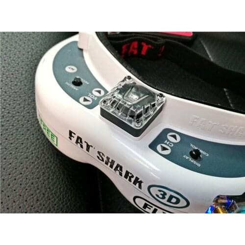 1PC FatShark Glasses HD2 HD3 V3 V4 Fan Cover Fat Shark HDO Transparent Cap Lid Upgrade Modification for RC FPV Drone