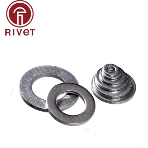304 GB97 DIN125 ISO7089 M10 M12 M14 M16 M18 M20 M24 M27 M30 M33 M36 Stainless Steel Flat Machine Washer Plain Washer Gaskets