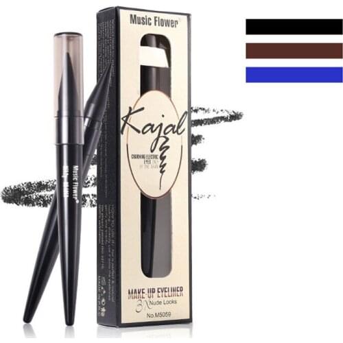 Music Flower Waterproof Eyeliner Color sweatproof Quick-drying Non-Smudge Eyeliner Pen Makeup TSLM1