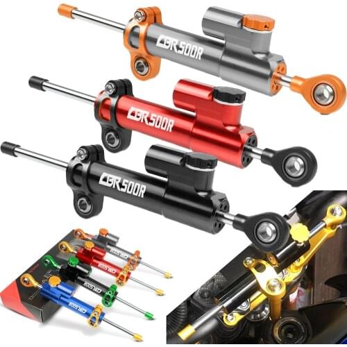 For Honda CBR500R 500R CBR 500 R CB500F CB500X CB500 F 500X 500F 2013-2018 2014 Motorcycle Adjustable Steering Stabilizer Damper