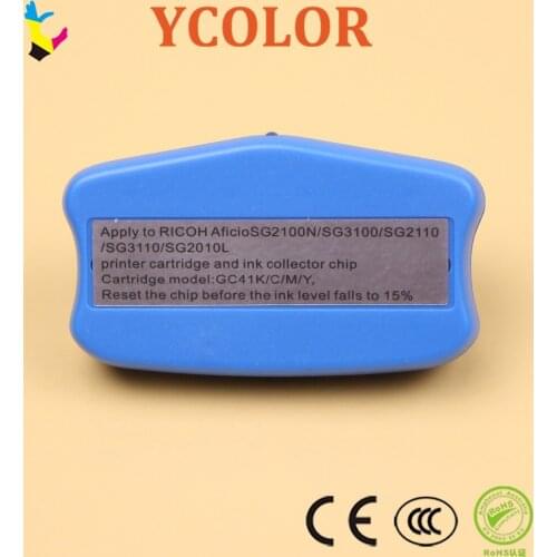 GC41 Cartridge chip resetter for Ricoh GC41 SG2100 SG2100N SG2110 SG2010L SG3100 SG3110 G3110dnw printer GC41