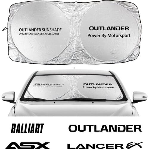 Auto Sunshade Windshield for Mitsubishi ASX Colt Delica Evolution L200 Lancer EX Outlander Ralliart Triton Car Accessories