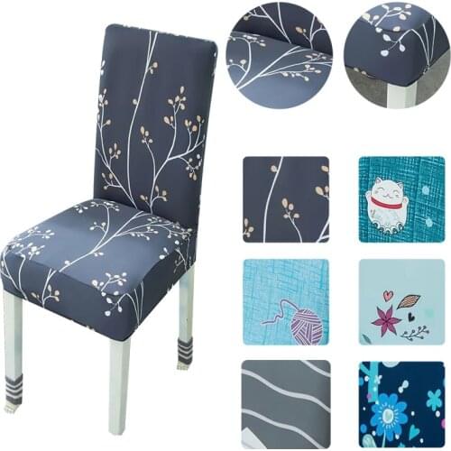 Fabric Chair Covers for Dining Room Chairs Covers Spandex Elastic Chair Cover for Chair for Kitchen Cover for Office Chair Cover