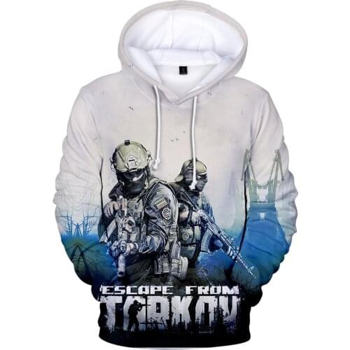Fashion Newest Escape From Tarkov 3D Print Hoodies Men/women Sweatshirts Personality Casual Spring Game Hoodie Clothes Top full