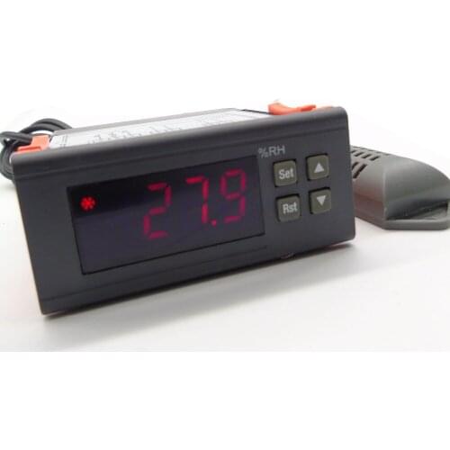 220VAC 10A Dehumidification Humidification Universal Digital Humidity Controller Regulator Switch with external Humidity sensor