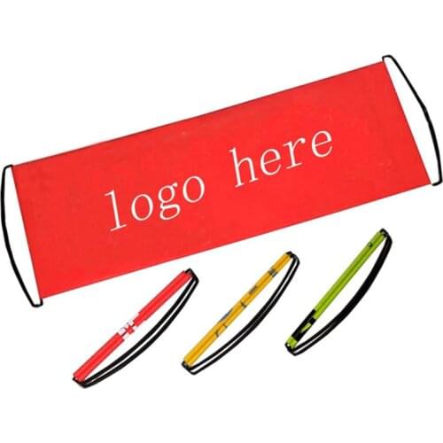 Custom Hand Hold Scrolling Banner Sports Fan Advertising Retractable Halloween PET Decoration Promotion Digital Printing