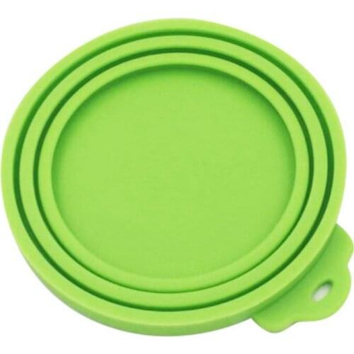High Quality Silicone Canned Lid Pet Food Lid Creative Seal Fresh Cover for Pet Food