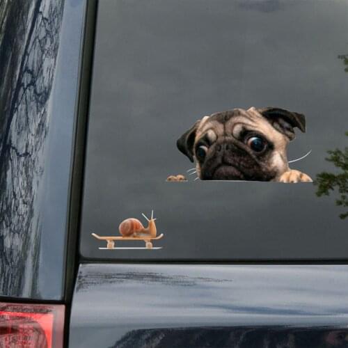 3D Dog Funny Stickers for Car, Window, Laptop, Luggage, Skateboard, Bike,Truck Window Vinyl Decal Window