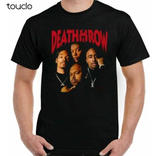 Death Row Record Tupac 2Pac Shakur Snoop Dogg Dr. Dre NWA T-shirt