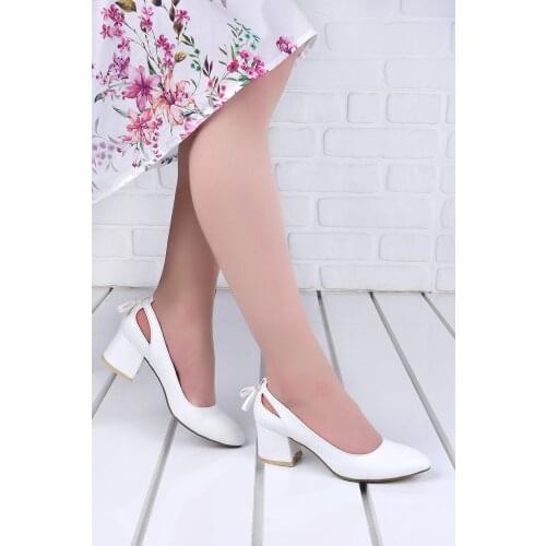 Ayakland 544-1150 Skin 5 Cm heel Ladies Shoes Women shoe heel , Women pumps , Shoes on heels , high heel shoes