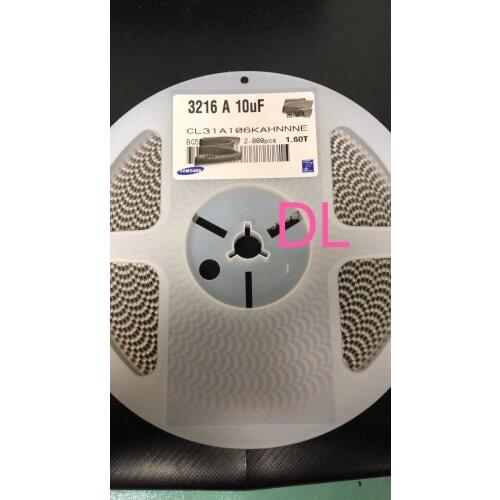 100pcs 10uF X7R 10% 16V 1206 106K SMD Capacitor