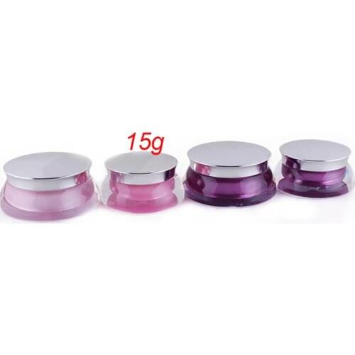 15G UFO shape pink cream jar plastic jar Cosmetic Jar Cosmetic Packaging cosmetic container