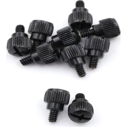 8Pcs Computer PC Case Cooling Round Toolless Adjustment Screw Thumbscrews Thumb Screw