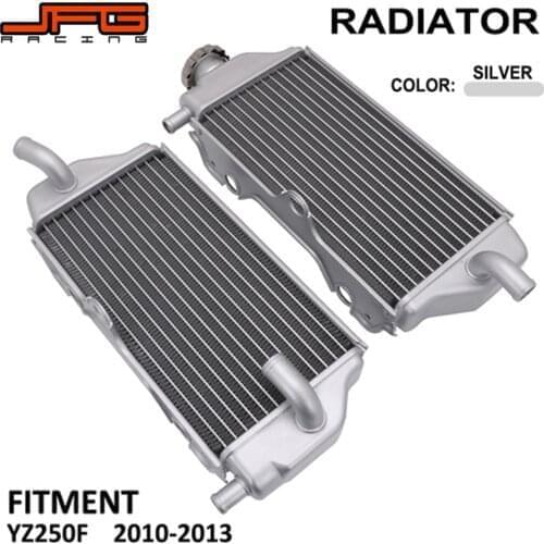 Motorcycle Aluminum Engine Left and Right Cooling Radiator Cooler For YAMAHA YZ250F YZF250 2010 2011 2012 2013 Dirt Bike