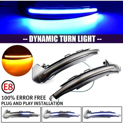 Car LED Dynamic Turn Signal Light For Audi A1 8X 2011 2012 2013 2014 2015 2016 2017 Side Wing Mirror Flasher Indicator Blinker