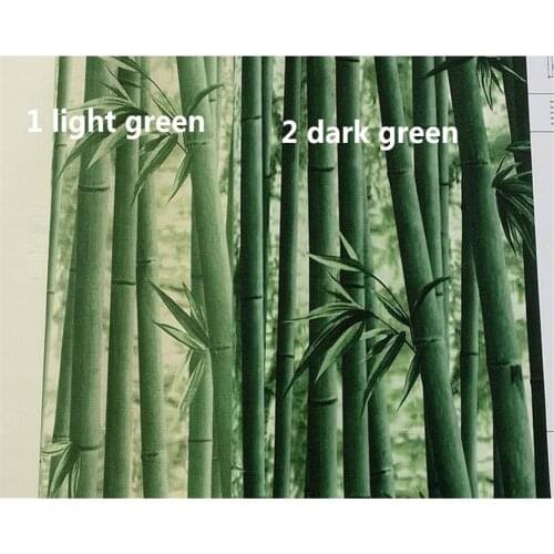 Beibehang Bamboo leafy waterproof PVC green bamboo wallpaper restaurant Chinese classical background wall papel de parede tapety