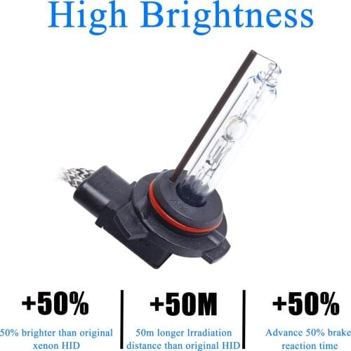 Free Shipping Original Xenon Super Bright Fast Start 2 pcs 55W 9012 HIR2 HID Xenon Head Lamp Single Beam Replacement Car Bulb