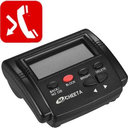 Caller ID Box Call Blocker Stop Nuisance Calls Devices Call ID LCD Screen Display 1500 Numbers Capacity Stoping All Cold Calls
