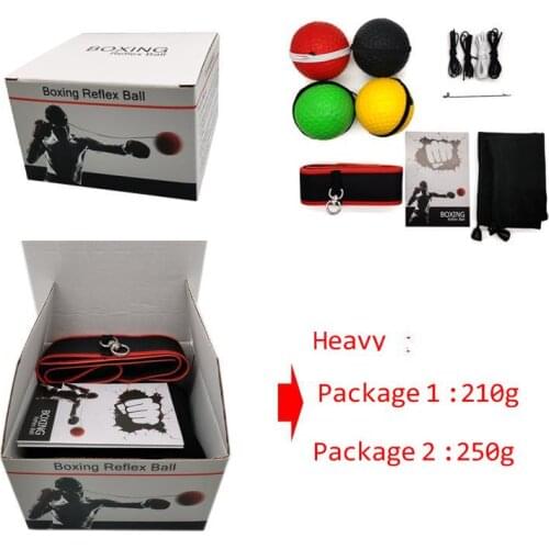 Head-mounted Boxing Ball Boxing Speed Ball Reaction Training Fitness Exercise PU Foam Home Gym Boxing Supplies Reflection Ball