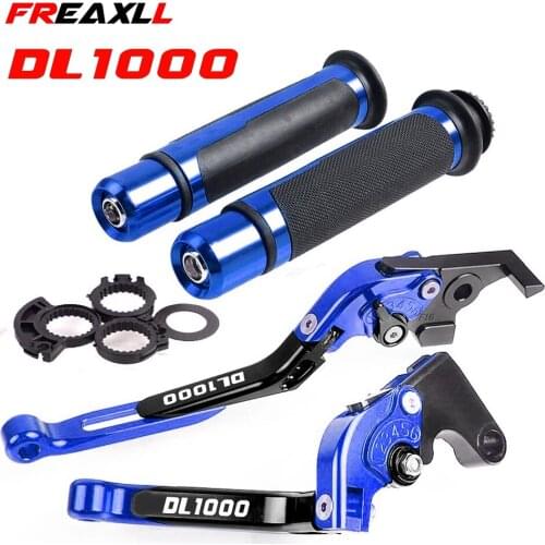 FOR SUZUKI DL1000 V-STROM DL 1000 VSTROM 2002-2016 2015 2014 2013 2012 Motorcycle Folding Brake Clutch Lever Handle Grips