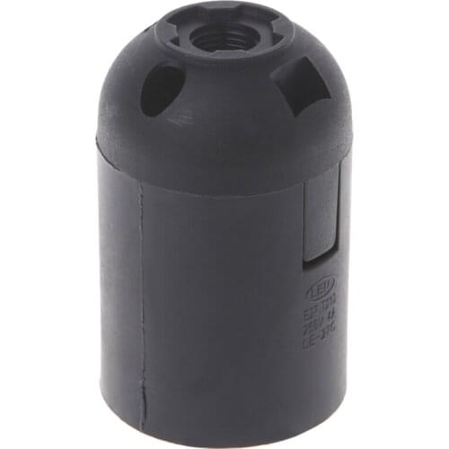 E27 Edison Lamp Bulb Holder Socket White/Black Pendant Ceiling Light Vintage Q0KF