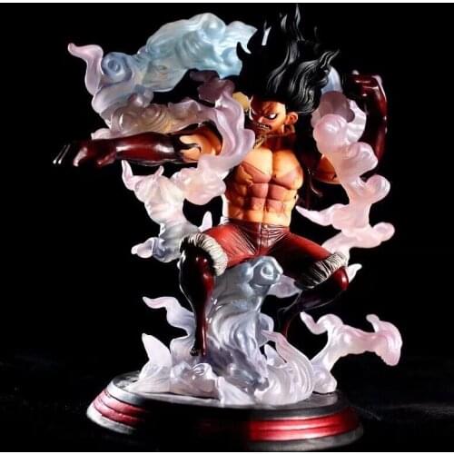 One Piece Anime Gear fourth Luffy P.O.P DX MAX PVC Action Figure Toys Dolls 28cm