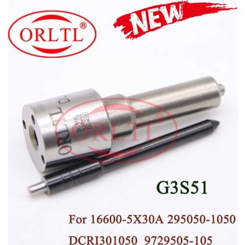 ORLTL New Diesel Sprayer G3S51 Common Rail Injector Nozzle G3S51 For Nissan Navara 2.5d YD25DDTi 16600-5X30A 295050-1050