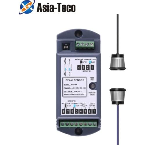 10m Photoelectric Beam Sensor 90-degree infrared electronic Safety Light automatic door Anti-pinch safety beam sensor