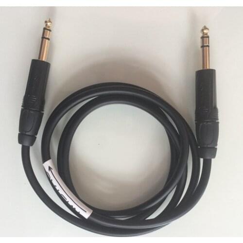 IWISTAO TRS Balanced Signal Cable HIFI Record Canare Professional Broadcast Cable Stereo 6.35 Plug for Headphone Monitor Speaker