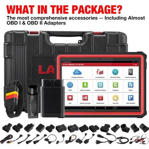 LAUNCH X431 PRO3S+ 10.1' Automotive Professional Diagnostic Scanner PRO3S PLUS OBD OBD2 Scan Tool Coding Active Test pk X431 V