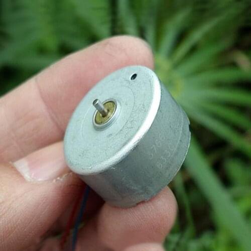 Nidec Micro Current 300 Motor Electric DC 6V-9V 4300RPM 6mA 1.5mm Shaft Dia. Mini DIY Solar Experiment Panel Toys Car Model Type