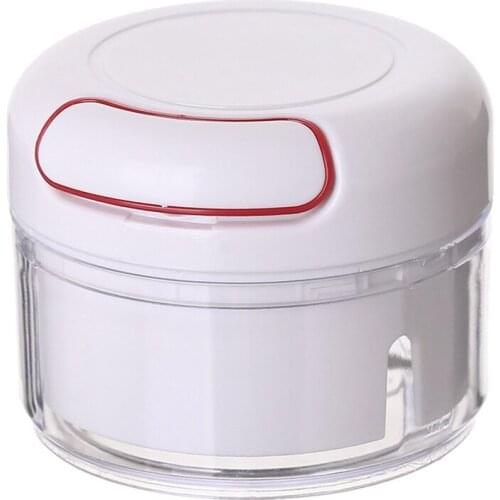 Mini Hand-pulled Garlic Cutter Food Processor Shredder Manual Meat Grinder Fruit Vegetavle Crusher Garlic Chopper Kitchen Tools